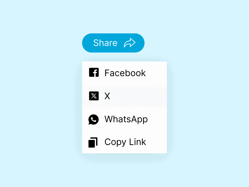 social share buttons